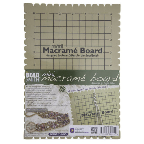 Beadsmith Macrame Board, Mini - 7.5” x 10.5”